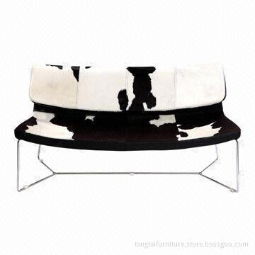 Love Sofa, Made of Chrome Frame and PU/Fabric, ODM/OEM Services Welcomed